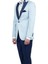 Koyu Mavi Saten Kırlangıç Yaka Astarlı 6 Drop Slim Fit Dar Kesim Smokin Damatlık 1001190163 2