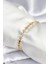 Pirinç Gold Renk Yıldız Model Kadın Bileklik - TJ-BB7968 1