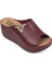 Capone 6145 Kadın Platform V Toka Terlik 7