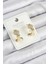 Xuping Zirkon Taşlı Kalp Model Gold Renk Kadın Küpe 1