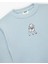 Uzun Kollu Bisiklet Yaka Kuzu Nakış Detaylı Sweatshirt 3