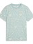 Flamıng Love Aop Tee-Modern Mint Tişört-Mint Yeşil 1
