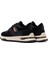 Erkek Siyah Bağcıklı Kalın Tabanlı Deri Sneaker 25WFD660414 5