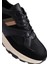 Erkek Siyah Bağcıklı Kalın Tabanlı Deri Sneaker 25WFD660414 10