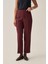 Bordo-Bilek Boy Double Paça Interlok Pantolon 4