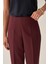 Bordo-Bilek Boy Double Paça Interlok Pantolon 5