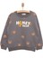 Basic Az Şardonlu Honey Bear Desenli Sweatshirt Erkek Bebek 3