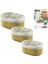3 Boy Oval Bambu Kenar Organizer Sepet Ahşap Altlık - Bezli 13X22-16X26-20X30CM (5263) 1