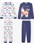 Erkek Çocuk Tracs Araba Desenli Pamuklu Uzun Kollu 2'li Pijama Takımı 13