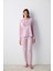 Maybe Later Kapüşonlu Lila Sweatshirt Pijama Üstü 14