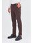 Sütlü Kahverengi Yan Cep Düz Paça Pamuklu Slim Fit Chino Casual Pantolon 1003255155 3