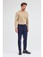 Koyu Lacivert Yan Cep Düz Paça Pamuklu Slim Fit Chino Casual Pantolon 1003255155 4