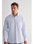Koyu Mavi Sert Yaka Uzun Kol Cepli Comfort Fit Classic Gömlek 1004255163 3