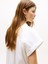 Poplın Sleeveless Relaxed Shırt Kadın Beyaz Gömlek - WW0WW45897 3