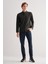 Koyu Haki Smart Düğmeli Yaka Uzun Kol Cepsiz Slim Fit Casual Gömlek 1004255170 2