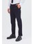 Siyah Yan Cep Düz Paça Pamuklu Slim Fit Chino Casual Pantolon 1003255155 3