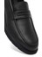 Erkek Siyah Deri Loafer 25WFD696518 9