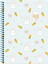Keskin 16,5*22,5 Çizgili Spiralli Kawaii Defter - Tavşan 1