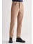 Bej Casual Slim Fit 5 Cep Düz Paça Pantolon 1003255321 4