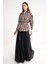 Siyah Beli Lastikli Uzun Etek 81323 1
