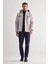 Taş Rengi Dik Yaka Çıkma Kapşonlu Slim Fit Casual Mont 1007255131 2