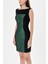Yeşil Dar Kesim Yün Elbise 90760 7