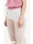 Beyaz Bol Kesim Capri Pantolon 70039 3