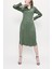 Haki Gömlek Elbise 93765 4