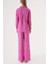 Pembe Kraşlı Pantalon Gömlek Takım 12352 5
