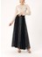 Siyah Dantel Detaylı Piliseli Etek 81273 1