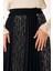 Siyah Dantel Detaylı Piliseli Etek 81273 5