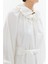 Beyaz Reglan Kol Salaş Uzun Elbise 93356 3
