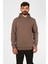 |kapüşonlu Sweatshirt| Fleto Cep Detaylı Reflektör Baskılı Şardonlu 5