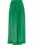 Yeşil Aksesuarlıı Şifon Etek 80495 10