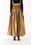 Bakır Özel Dikiş Detaylı Fermuarlı Uzun Etek 81263 4