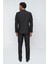 Siyah Düz Gabardin Mono Yaka 2 Düğme 6 Drop Comfort Fit Basic Takım Elbise 1001250009_001 5