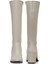 24K-996 4pr Bej Kadın Topuklu Çizme 11