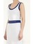 Beyaz Metalli Pamuk Mini Elbise 90799 3