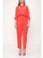 Kırmızı Beli Lastikli Bol Kesim Pantolon 41600 6