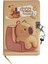 Capybara Hatıra Defteri (Günlük) Kilitli Defter 80 Yaprak - Miskin 4