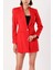 Kırmızı Dar Kesim Blazer Ceket 61153 3