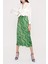 Yeşil Beli Lastikli Uzun Etek 81208 4