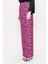 Pembe Beli Lastikli Bol Kesim Pantolon 41609 8