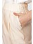 Ekru Beli Lastikli Pantolon 41619 5