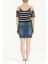 Lacivert Dar Kesim Denim Etek 80417 9