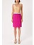 Fuşya Beli Lastikli Dar Kesim Etek 80415 2