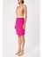 Fuşya Beli Lastikli Dar Kesim Etek 80415 3