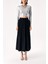 Siyah Piliseli Midi Boy Etek 81275 7