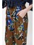 Desenli Beli Lastikli Bol Kesim Pantolon 41608 3
