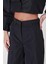 Siyah Beli Lastikli Bol Kesim Pantolon 41629 10